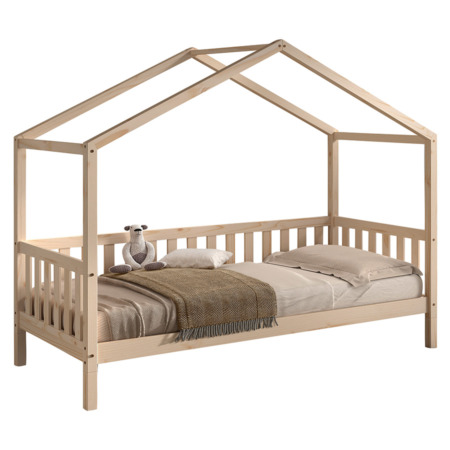 Vipack Dallas Combi Montessori huisbed naturel1