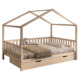 Vipack Dallas Combo huisbed 140 met lade naturel
