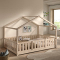 Vipack Dallas Combo huisbed Montessori met uitval 140 naturel2