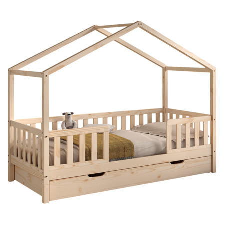 Vipack Dallas Combo huisbed uitval lade 90 naturel
