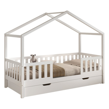 Vipack Dallas Combo huisbed uitval lade 90 wit